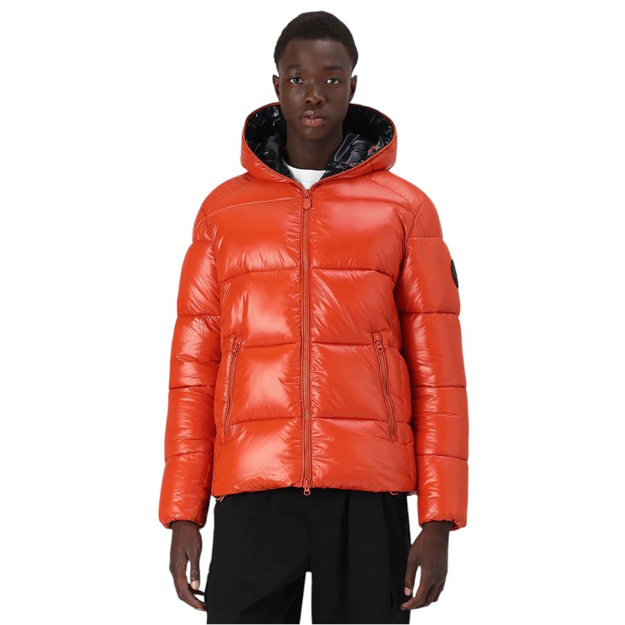 Piumino Animal Free Con Cappuccio Uomo Edgard Save The Duck | D31280M/LUCK1970025